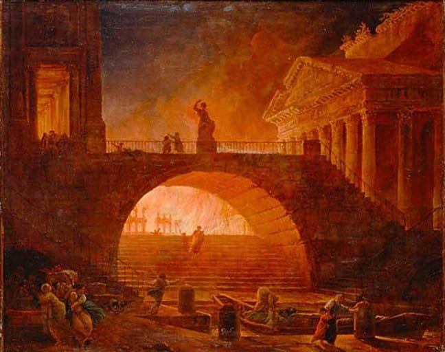 The Great Fire of Rome and Nero’s fiddle: an egregious historical distortion.
