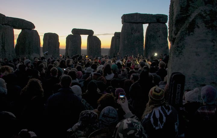 Solstice: The hallowed beginning of winter.